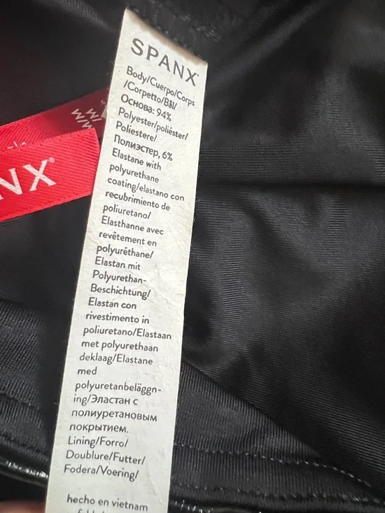 Spanx Faux Patent Leather Leggings Size M - Picture 8 of 13